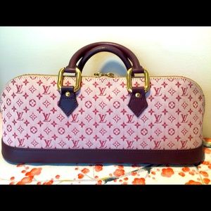 👜 Louis Vuitton Monogram Pink Mini Long Alma